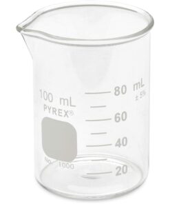 PYREX Griffin Low Form 100mL Beaker Graduated Ea SINGLE