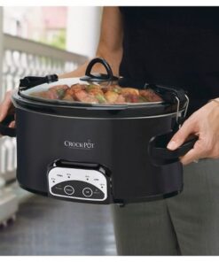 Alternative view of Crock-Pot Programmable 6 Quart Slow Cooker - Black