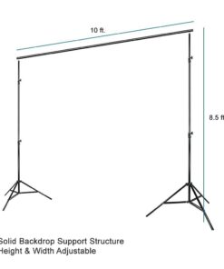 Alternative view of LimoStudio Photo Video Studio 10Ft Adjustable Muslin Background Backdrop Support System Stand, AGG1112