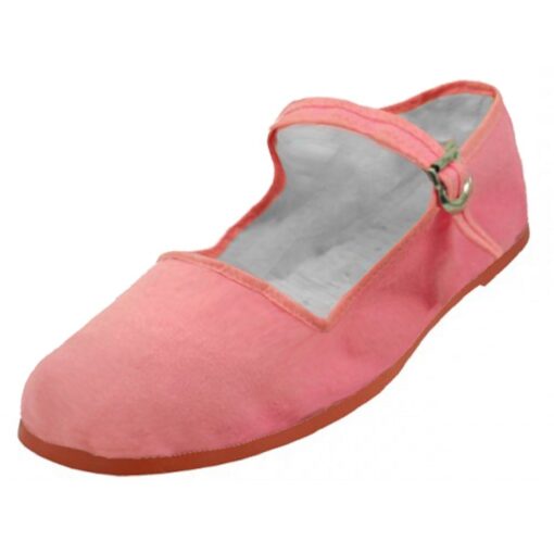 Shoes 18 Womens Cotton China Doll Mary Jane Shoes Ballerina Ballet Flats Shoes 11 114 Pink