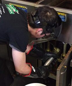 Oil Shield® - Neoprene Heat Resistance Glove - Black - 14" Straight Cuff - One Pair 11 51d7pRH27tL