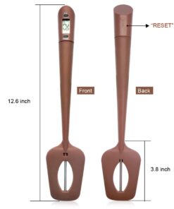 Alternative view of Efeng Candy Spatula with Thermometer Built in and Pot Clip – Fast Instant Read Digital Candy Thermometer,Spatula Thermometer for Chocolate,jams,syrups, Oil Cooking with BPA Free Silicon Spatula