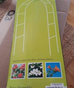 NStar Real Sized Metal Decoration Arch, White 22 51dDigecw0L