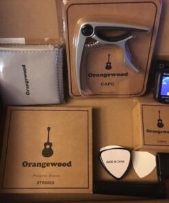 Orangewood 6 String Acoustic Guitar, Right, Mahogany (OW-DANA-M-AK) Guitar, Gigbag & Accessory Pack 50 51dFqyZCqCL