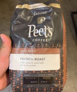 Peet's Coffee French Roast, Dark Roast Ground Coffee, 20 oz French Roast (Ground) 1.25 Pound (Pack of 1) 15 51dGkOcHZkL