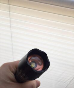 EcoGear FX Complete LED Tactical Flashlight Kit TK120 Flashlight with Rechargeable Battery: High Lumens with 5 Light Modes, Water Resistant, Adjustable Focus Zoom 54 51dK12HqWwL