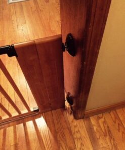 Wall Saver Baby Gate Wall Protector Protects Walls from Child Gate Damage - Makes Safety Gates More Secure - for Walk Thru Pressure Mounted Gates - Childproofing, Pet Proofing - 2 Full Size 26 51dLuRewXeL