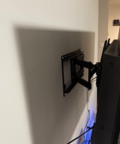 Mounting Dream TV Wall Mount for 32-65 Inch TV, TV Mount with Swivel and Tilt, Full Motion TV Bracket with Articulating Dual Arms, Fits 16inch Studs, Max VESA 400X400 mm, 99lbs, MD2380 33 51dNSjp9ZOL