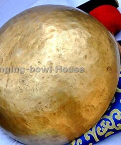10" Large Master Healing Hand hammered Tibetan Singing Bowl ~ Great for Meditation, Yoga, Sound Bath, Mindfulness, Relaxation ~ Cushion, Wooden Mallet & Drumstick Included 16 51dP1EMtFL