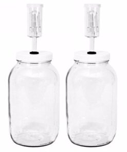 Home Brew Ohio One Gallon Wide Mouth Jar with Lid and Econolock (Set of 2) 4 51dQ2ihqlNL