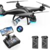 Holy Stone HS110D FPV RC Drone with 1080P HD Camera Live Video 120°Wide-Angle WiFi Quadcopter with Gravity Sensor, Voice & Gesture Control, Altitude Hold, Headless Mode, 3D Flip RTF 2 Batteries