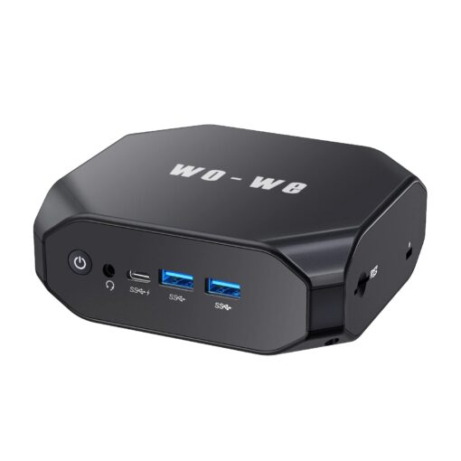 Wo-We Mini PC, AMD Ryzen 7 3750H, 4C/8T, up to 4.0GHz, 8GB DDR4 RAM, 256GB M.2 2280 NVME PCIE SSD,L3 Cache 4MB, Radeon RX Vega 10 Graphics Supports 4K@60Hz UHD Display,2* HDMI 2.0, WiFi 5, 3*USB 3.1 Ryzen 7 3750H 8GB+256GB