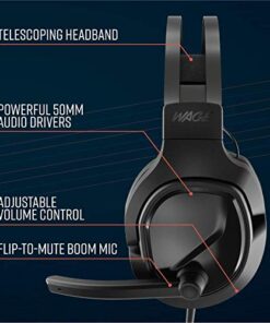 Wage Pro Universal Gaming Headset - Black/Green (WMAGY-N080) Wage Pro 18 51dUyR2IljL