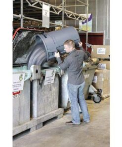 Rubbermaid Commercial Products BRUTE Heavy-Duty Round Trash/Garbage Can, 32-Gallon, Blue, Outdoor Waste Container for Home/Garage/Mall/Office/Stadium/Bathroom 1 Pack 26 51dYf48WCDL