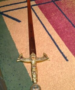 Knights Templar Sword with Plaque 54 51deI bGfKL