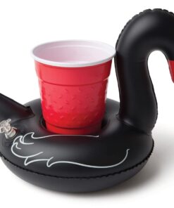 BigMouth Inc. Inflatable Bird Pool Cupholder Floats, 3-pack includes Pink Flamingo and Black and White Swans , Multi-Colour 15 51deK0xt2WL