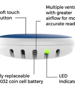 Tempo Disc™ 3 in 1 Wireless Thermometer, Hygrometer & Dew Point Sensor & Data Logger - Highly Accurate, 270 Feet Range, 250 Day Device Storage, Simple Data Export, Unlimited Phone & Cloud Storage 25 51deVbjTdUL