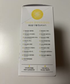 KOMBUCHA Lemon Kombucha Tea, 30 sticks x 5 grams, Zero Sugar, Sparkling Fermented Powdered Mix, Live Probiotics & Prebiotics, Healthy Drinks, Product of Korea 49 51deXv5Zm3L