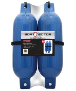 Extreme Max 3006.7207 BoatTector Inflatable Fender Value 2-Pack - 6.5" x 22", Blue 6.5" x 22" 14 51dgbEDK1kL