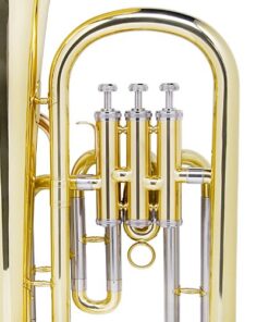 Mendini MBR-30 Intermediate Brass B Flat Baritone Horn with Stainless Steel Pistons 12 51diVbds5FL