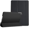 ProCase Smart Case for iPad Air 1st Edition, Ultra Slim Lightweight Stand Protective Case Shell with Translucent Frosted Back Cover for iPad Air 2013 Model (A1474 A1475 A1476) -Black Black 22 51dllMIr GL