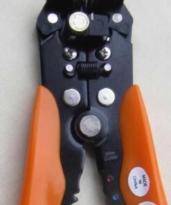 NEIKO 01924A 3-in-1 Automatic Wire Stripper, Cutter, and Crimping Tool, Auto Self-Adjusting Pliers that Cut up to 10 AWG 3-in-1 Auto Wire Strippers, Red 27 51e1tEYL6SL