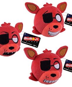 Five Nights at Freddy's Foxy Mymoji Plush Set of 3 7 51e2DrQ6 7L