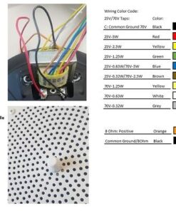 OSD Audio 8" Commercial 70V Ceiling Speaker w/Front Volume Control Knob Single White C1090 12" Grill / Volume Control 8" 9 51e3sLs2VBL