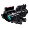 Beileshi Optics Rifle Scope, 4x32 Tactical Rifle scopes with Red & Green &Blue Illuminated Reticle, Acog Scope Fit for Picatinny or Weaver Rail for Hunting 13 51eAvShLwSL