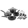 Cuisinart P57-11BK Nonstick 11 Piece Set,Black Black 55 51eFZcpeYIL