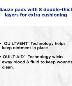 Band-Aid Brand Cushion Care Sterile Gauze Pads for Protection of Minor Cut, Scrapes & Burns, Absorbent & Non-Adhesive First Aid Wound Care Dressing Pads, Small Size, 2 in x 2 in, 25 ct<br> 15 51eGF3MuxeL