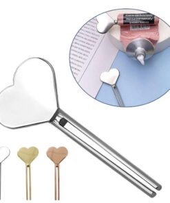 SSRoirvbb Metal Manual Toothpaste Squeezer,Stainless Steel Dispenser Tube Squeezer,Hand Cream Tube Key Roller Set,Metal Tube Squeezer Rolling Key for Bathroom Cosmetic 1pc Rose Gold 16 51eNOEoWctL
