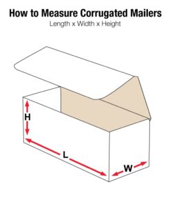 Alternative view of Aviditi White Corrugated Cardboard Mailing Boxes, 5" x 2" x 2", Pack of 50, Crush-Proof, for Shipping, Mailing and Storing 5" x 2" x 2"