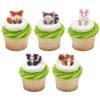 Item#33955 - Woodlands Edible Sugar Cupcake & Cake Decoration Topper-Pack of 16 40 51eQPq2NOtL