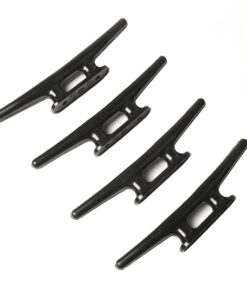 MIZUGIWA Nylon Boat Cleats Dock Cleats Black 4 Inch 6 Inch 8 Inch Boat Ties,Kayak Rope Tie Cleat,Rope Cleat,Kayak Cleat for Boat Docks,Kayaks,Marine,Nautical Decor,Pack of 4 4 INCH - 4PCS 20 51eZ58M1J7L