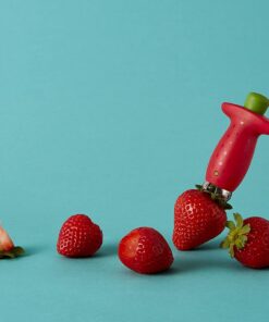 Chef'n Original Stem Gem Strawberry Huller, Red/Green - 36 51eaN1G85CS