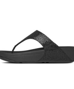 Fitflop Women's Lulu Superglitz Textile Sandal 11 Black 15 51ebjvZrfFL