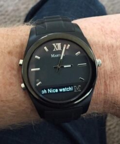 ILLUMISHIELD Screen Protector Compatible with Martian Notifier (3-Pack) Clear HD Shield Anti-Bubble and Anti-Fingerprint PET Film 12 51efy8LejbL