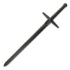 Master BladesUSA – E504-PP Martial Arts Polypropylene Sword - Training Equipment – Black Polypropylene Blade, Round Handle with Spiral, Self Defense, Training, Safe, Easy, Fun, Cosplay, Martial Arts 16 51eg59EKBUL
