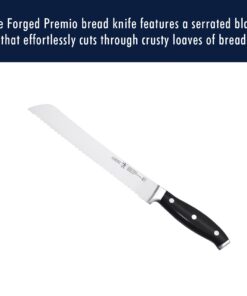 Alternative view of HENCKELS Forged Premio Bread Knife, 8-inch, Stainless Steel