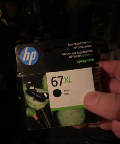 HP 67XL Black High-yield Ink Cartridge | Works with HP DeskJet 1255, 2700, 4100 Series, HP ENVY 6000, 6400 Series | Eligible for Instant Ink | 3YM57AN 26 51egUO0LtBL