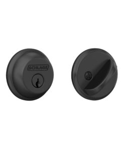 Schlage B60 N 622 Deadbolt, Keyed 1 Side, Highest Residential Security, Matte Black 12 51ehOQ zlbL