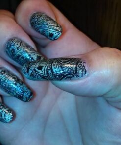 Konad Nail Art Stamping Polish, Black Pearl 29 51ewsDWgJcL