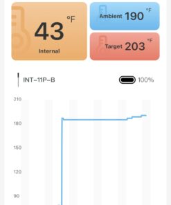 INKBIRD Wireless Meat Thermometer INT-11P-B, Bluetooth Meat Thermometer for Grilling and Smoking, IP 67 Waterproof Wireless Meat Probe for BBQ Oven Grill Smoker Cooking Gifts for Men Women 43 51ewwMeAgGL