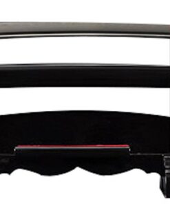 Handmade Sword - Japanese Style Samurai Katana Swords, Practical, Hand Forged, 1045 Carbon Steel, Heat Tempered, Full Tang, Sharp, Bamboo Tsuba, Black Wooden Scabbard 10 51expsFaoVL