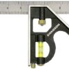 Swanson Tool Co TC132 12-Inch Combo Square with Cast Zinc Body, Stainless Steel Ruler and Brass Bolt 12 Inch 48 51f4B315xdL