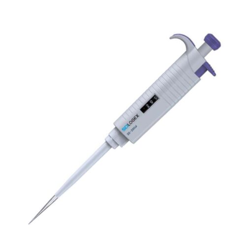 Scilogex 71311109 MicroPette Plus Single-Channel Variable Volume Pipettor, 20-200 microliter Volume 20-200µl