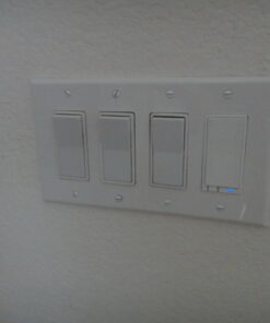 GE Z-Wave Wireless Smart Lighting Control Light Switch, On/Off Paddle, In-Wall, White & Lt. Almond Paddles, Repeater & Range Extender, Zwave Hub Required- Works with SmartThings Wink and Alexa, 12722 Previous Gen. Switch 26 51f7n49hrL