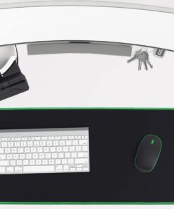 Reflex Lab Large Extended Gaming Mouse Pad Mat XXL, Stitched Edges, Waterproof, Ultra Thick 5mm, Wide & Long Mousepad 36”x12”x.20 Green Pro 36 Heavy 17 51f8x3VEakL