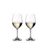 Riedel VINUM Viognier/Chardonnay Glasses, Set of 2 , Clear 2 Count (Pack of 1) 18 51f908 pz2L
